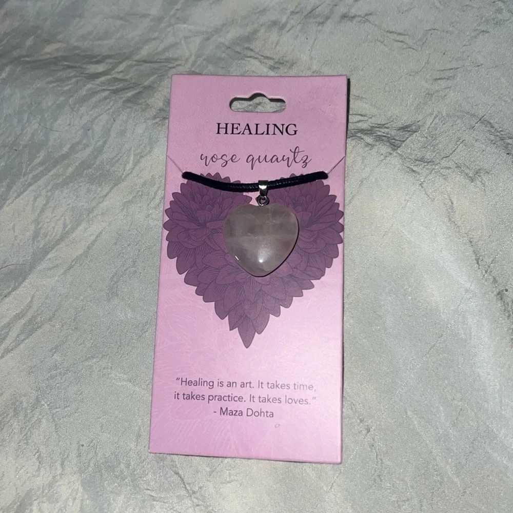 Rose Quartz Healing Necklace